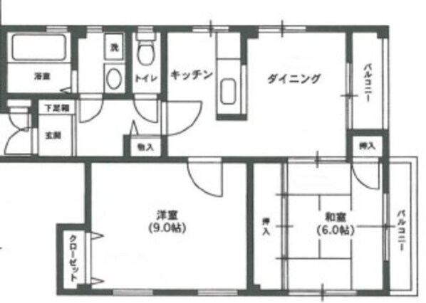 リビエール芦屋の物件間取画像